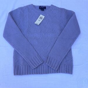 Charter Club Womens Wool Angora Cable Knit Sweater Vintage Size Small